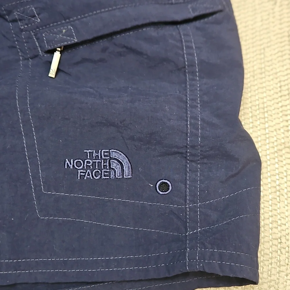 The North Face Men's Shorts Cargo Belted Medium Nylon Blue Outdoor